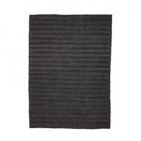 Tapis jute noir rectangulaire - Beya