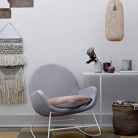 Lustre bambou naturel tressé Bloomingville