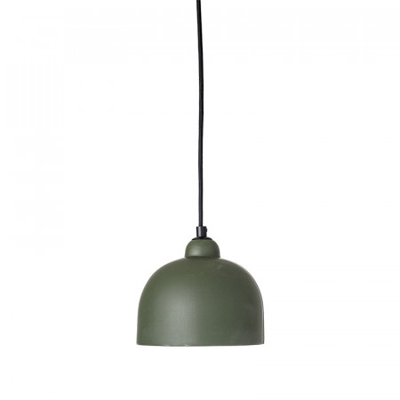 Luminaire suspension vert dome en pierre Bloomingville