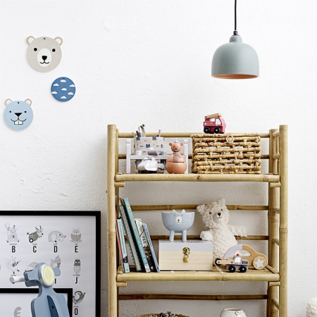 Suspension vert dome en pierre Bloomingville