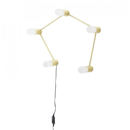 Lampe à poser dorée design Bloomingville - Elle 