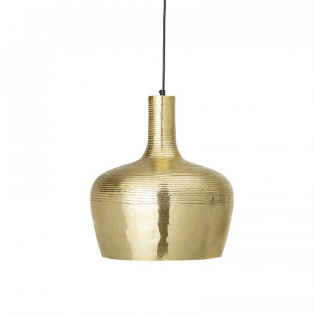 Suspension doré en métal martelé design Bloomingville