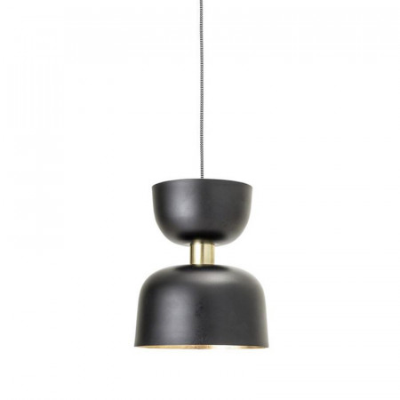Suspension noir et doré design Bloomingville