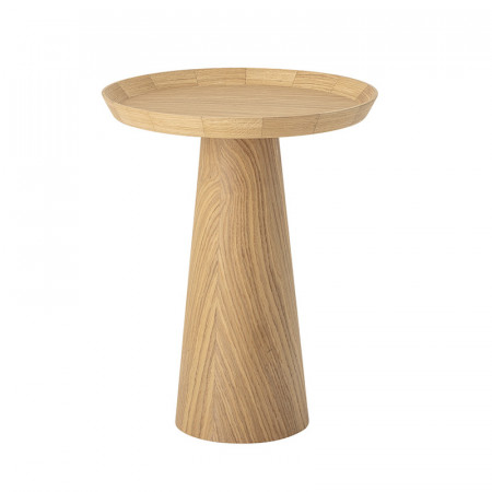Table d'appoint design en bois ronde Bloomingville