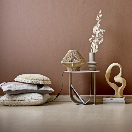 Table d'appoint blanche contemporaine Bloomingville - Chey 