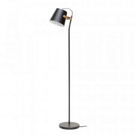 Lampadaire noir design doré Hubsch - Loire 