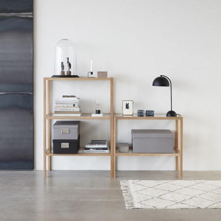 Lampe noire design en métal Hubsch - Laco