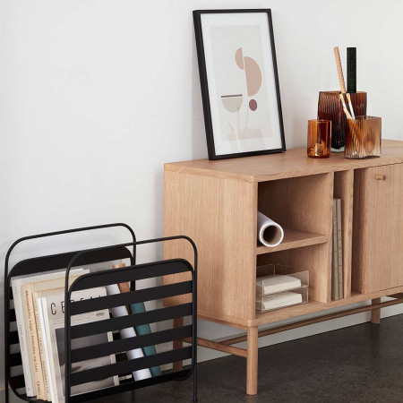 Meuble d'entrée en bois design scandinave Hubsch - Sine