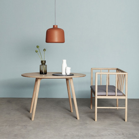 Table ronde en bois scandinave Hubsch - Sine 