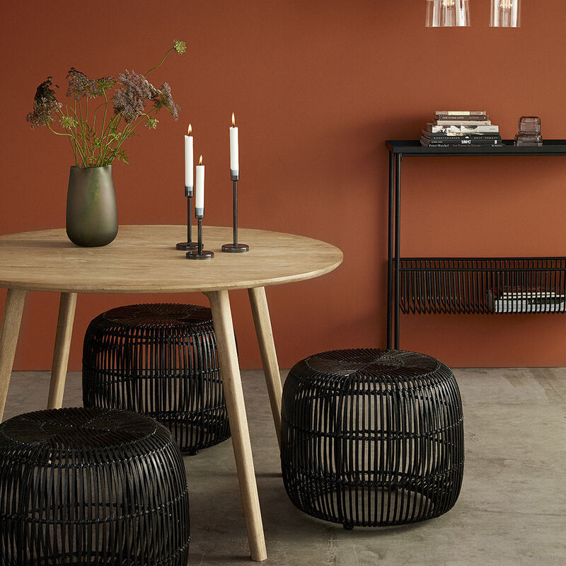 Table ronde en bois scandinave Hubsch - Sine 