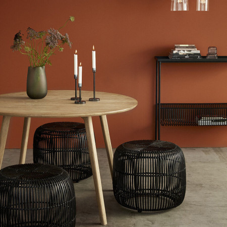 Table ronde en bois scandinave Hubsch - Sine 