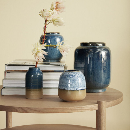 Table basse ronde bois naturel Hubsch - Sine