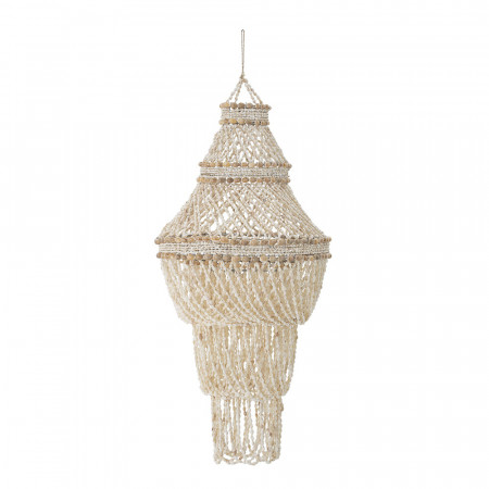 Decoration macrame avec coquillages Bloomingville - Sirene