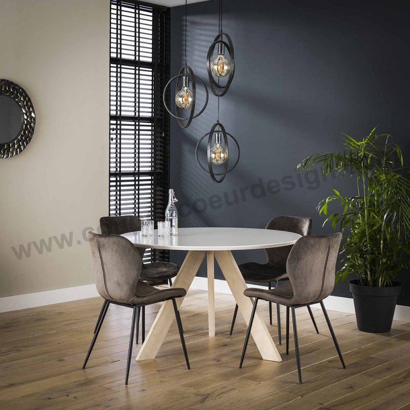 Table ronde blanche scandinave - Tree Table ronde blanche scandinave - Tree