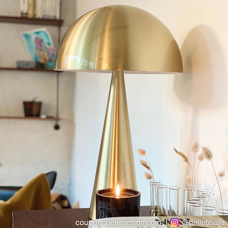 Grande lampe doré design Hubsch - Lafo