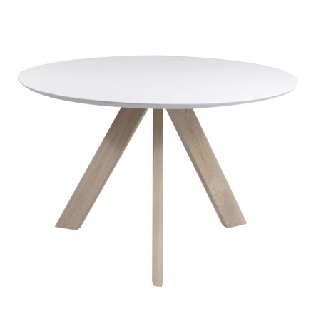 Table ronde blanche scandinave - Tree