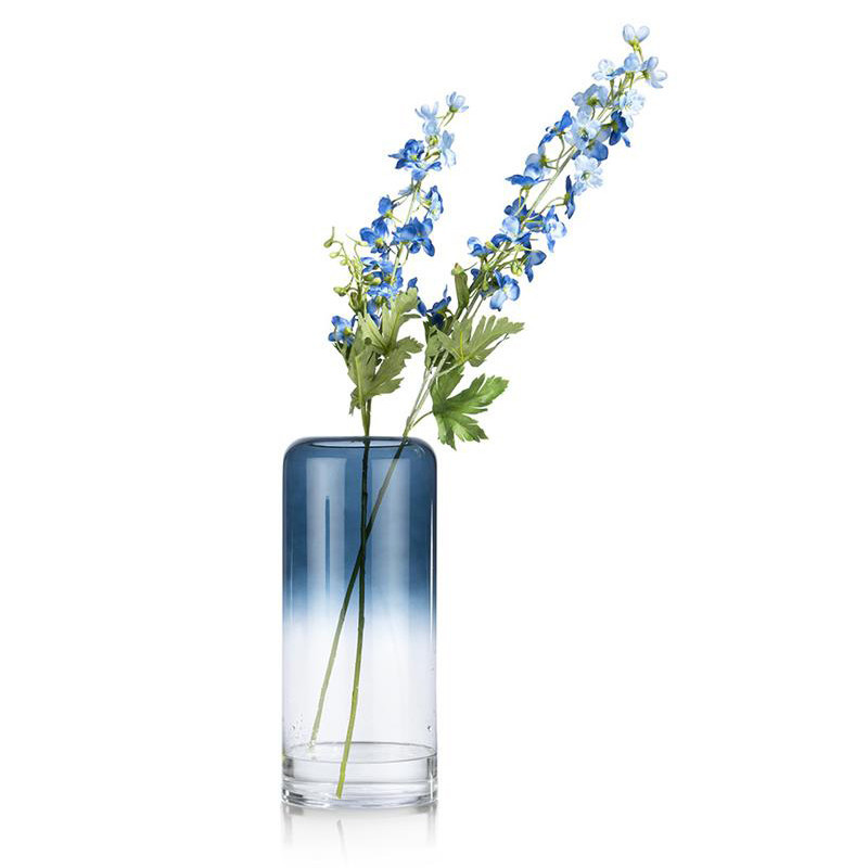 Vase en verre dégradé de bleu H35cm - Marie 