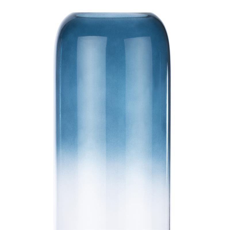 Vase en verre dégradé de bleu H29cm - Marie 