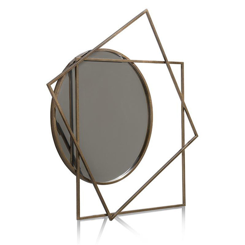 Miroir forme géométrique en métal - Billa 