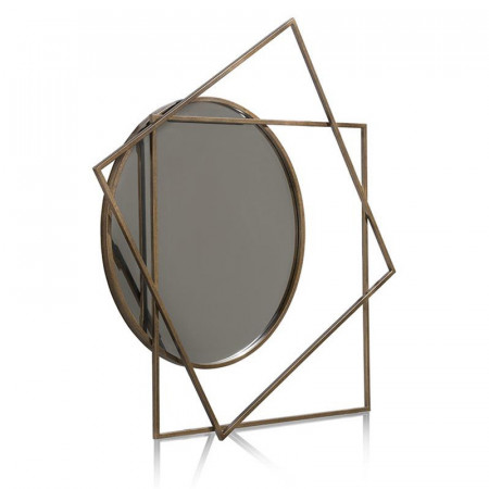 Miroir forme géométrique en métal - Billa 