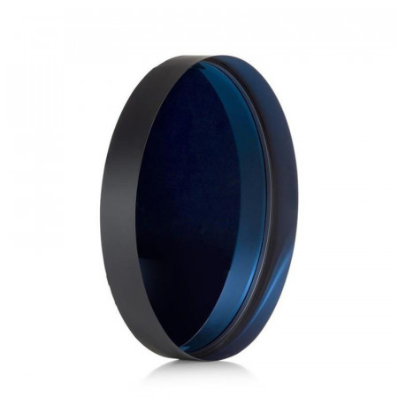 Miroir bleu rond design - Logan 