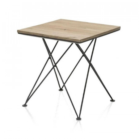 Bout de canapé bois et métal design - Gurgoan 