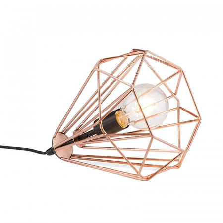 Lampe géométrique cuivre design - Tony 