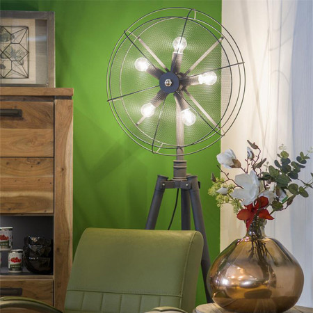 Lampadaire design style industriel ventilateur - Fan 