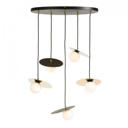 Lustre salle à manger design 5 suspensions - Jonah 