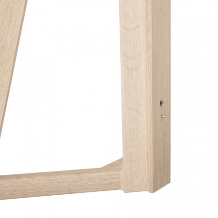 Table ronde en bois naturel Bloomingville avec rallonges - Trysti