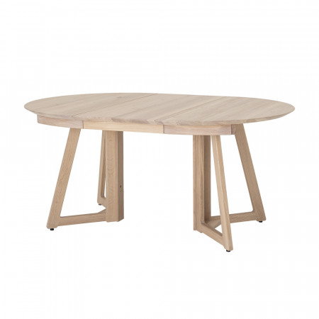 Table ronde en bois avec rallonges style scandinave Bloomingville - Trysti