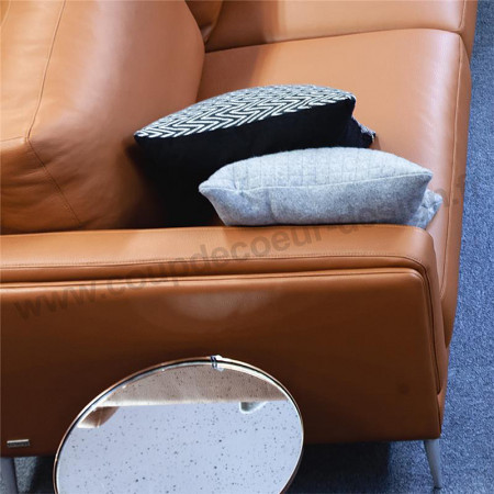 Coussin ethnique noir et blanc - Afrika 