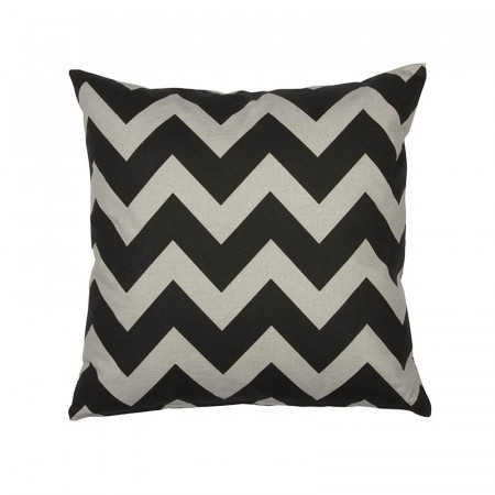 Coussin azteque noir et beige - Optik 