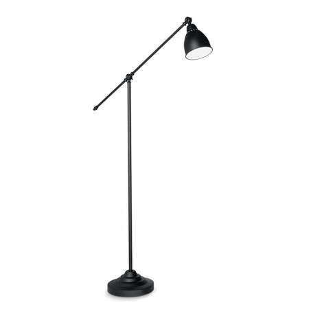 Lampadaire noir métal - Tesla 