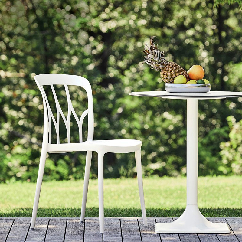 Chaise extérieur design blanche Bontempi Casa - Galaxy 