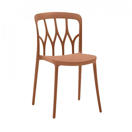 Chaise design polypropylène camel Bontempi Casa - Galaxy 