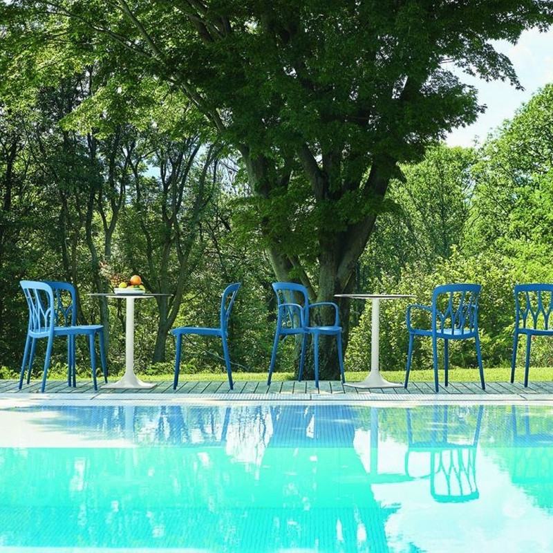 Chaise de jardin bleu design Bontempi Casa - Galaxy