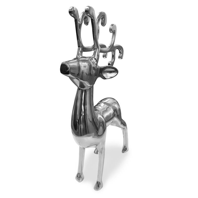 Objet déco cerf argent - Deer 