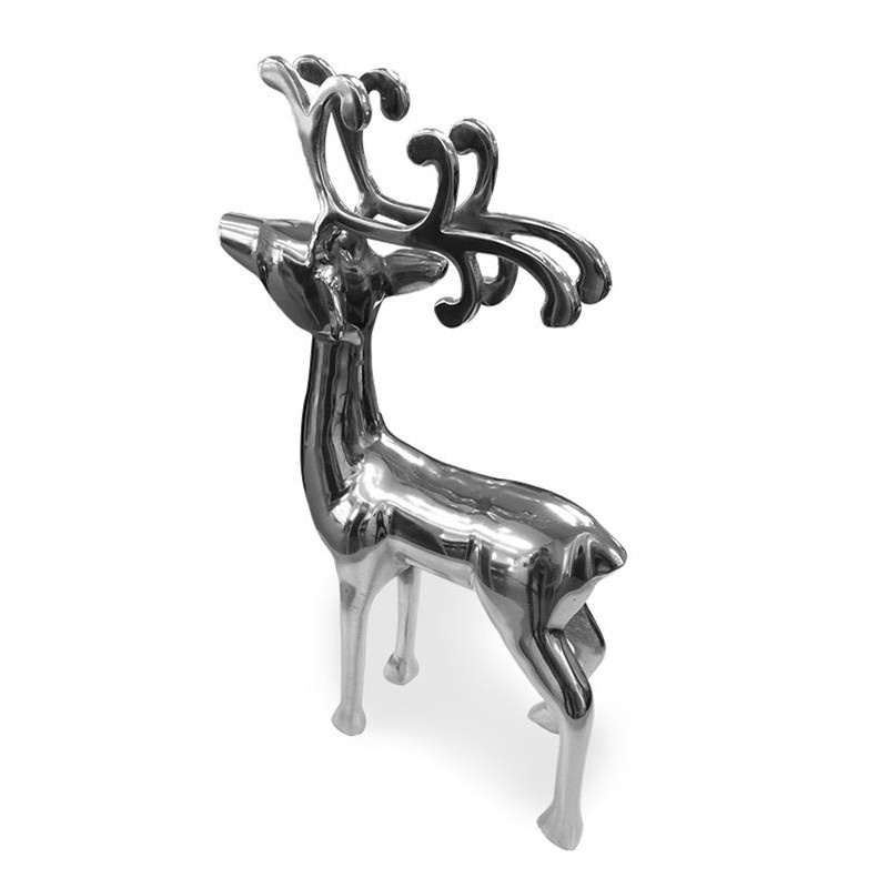 Objet déco cerf argent - Deer 