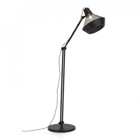 Lampadaire industriel design en métal noir - Victor