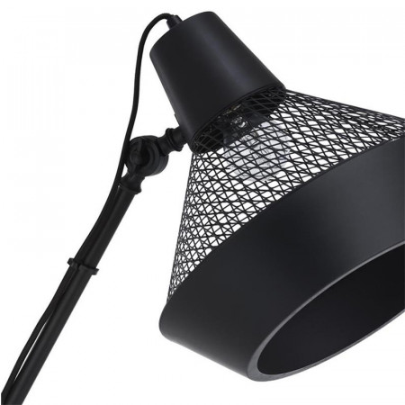 Lampadaire industriel design en métal noir - Victor