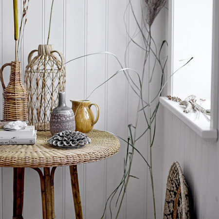 Petite table ronde rotin Bloomingville - Creti