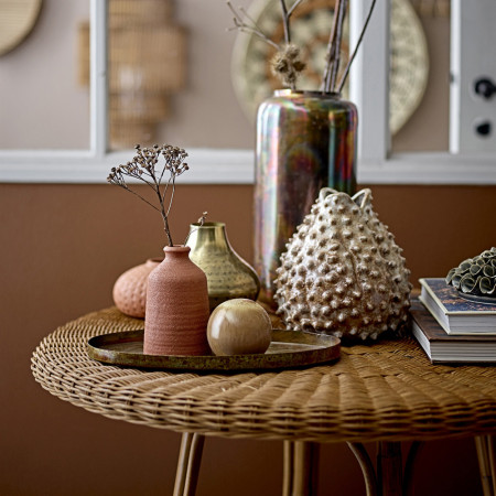 Petite table ronde rotin naturel Bloomingville - Creti