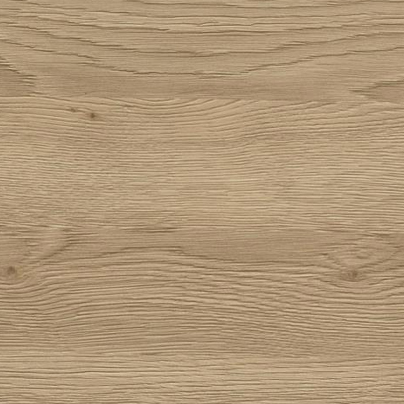 Meuble TV suspendu en bois naturel et porte en verre noir infrarouge - Loft