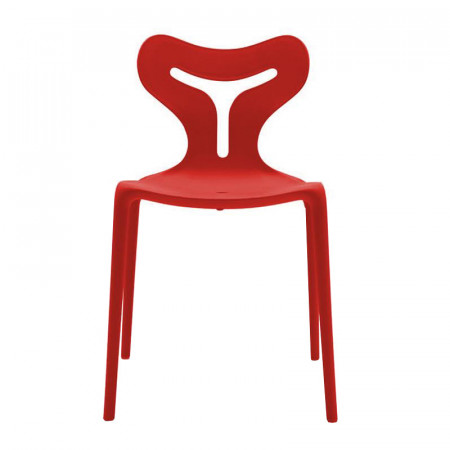 Chaise de cuisine rouge design Connubia - Area51 