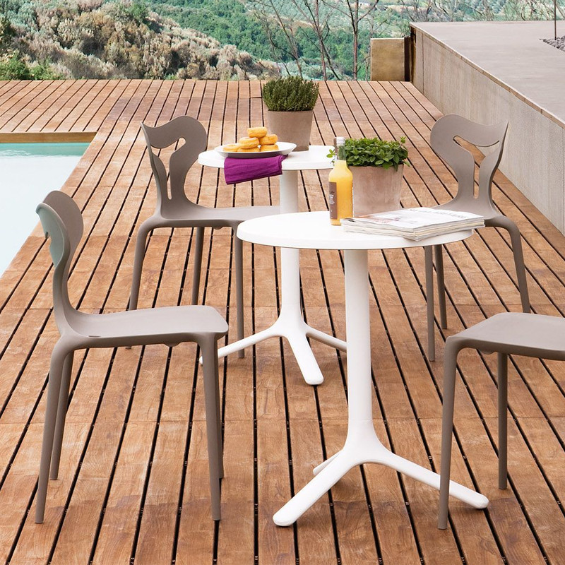 Chaise de cuisine beige Connubia - Area51 Chaise de cuisine beige Connubia - Area51