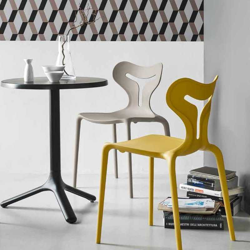 Chaise de cuisine beige Connubia - Area51 