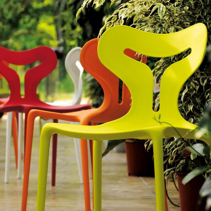Chaise orange design Connubia - Area51 Chaise orange design Connubia - Area51