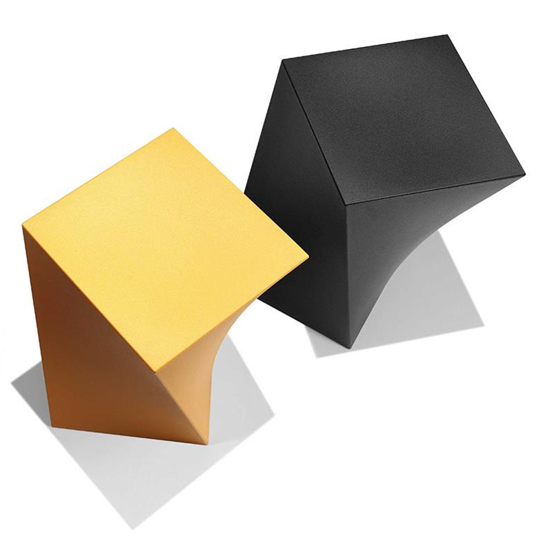 Tabouret noir design - Kubik 