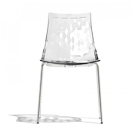 Chaise design transparente Connubia - Ice
